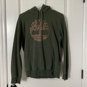Timberland Olive Green Hoodie for Men